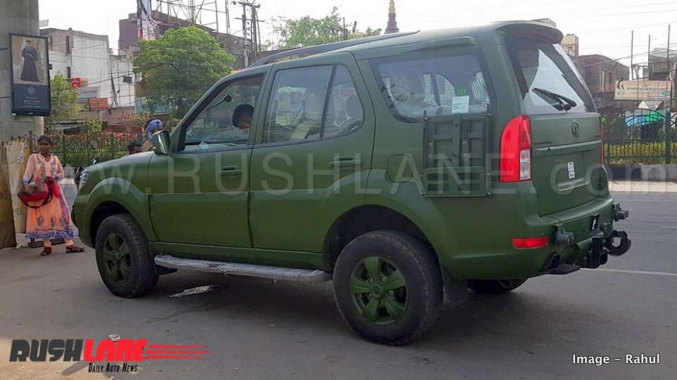 Indian Army S Tata Safari Storme Spied On Test In Lucknow