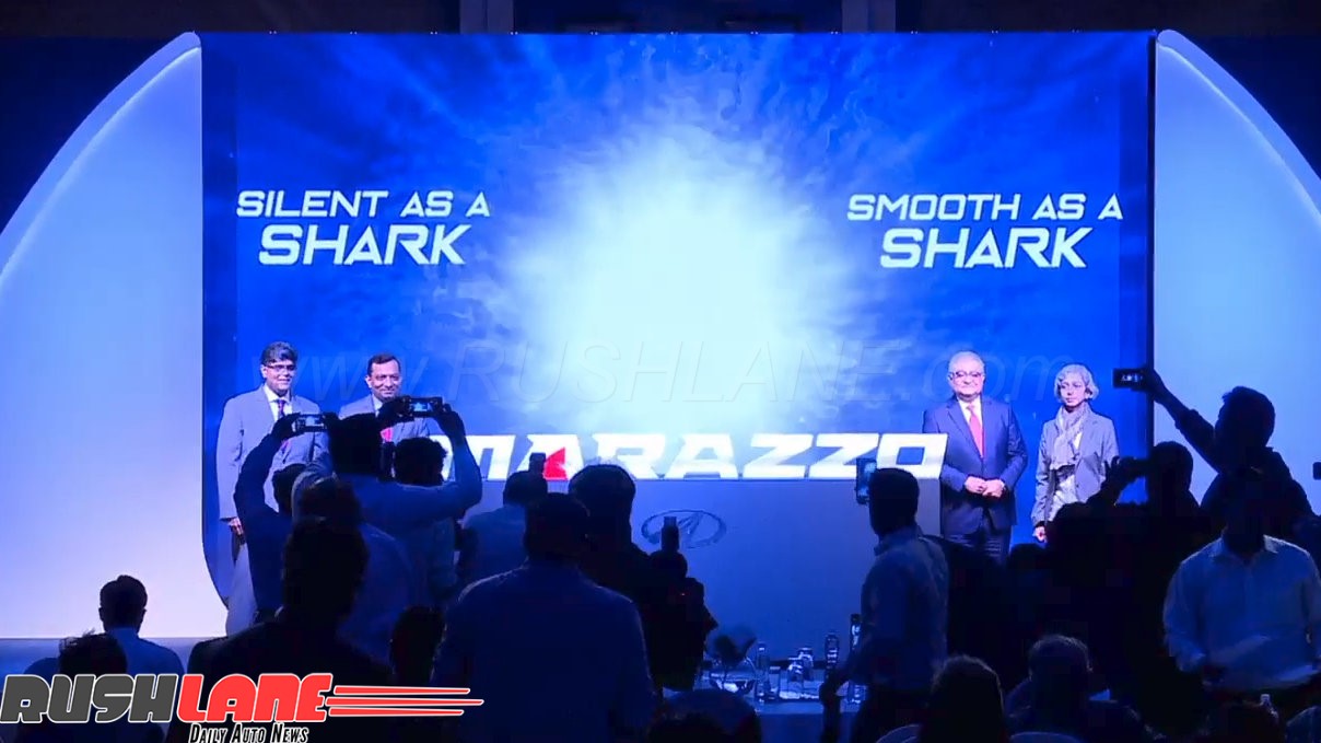 new mahindra marazzo mpv inspired by shark details