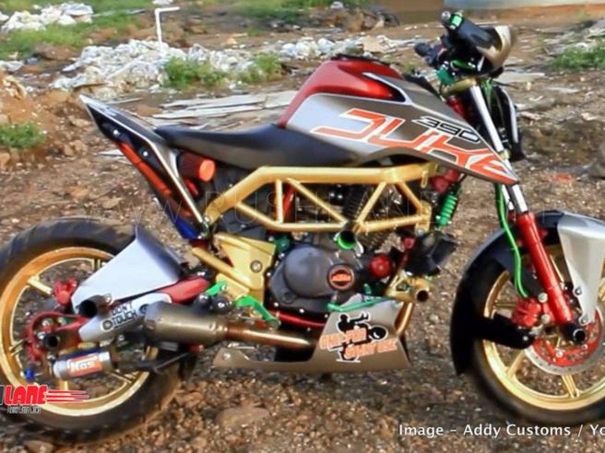 Bajaj Pulsar 220 Owner Modifies His Bike To Look Like Ktm 390 Duke