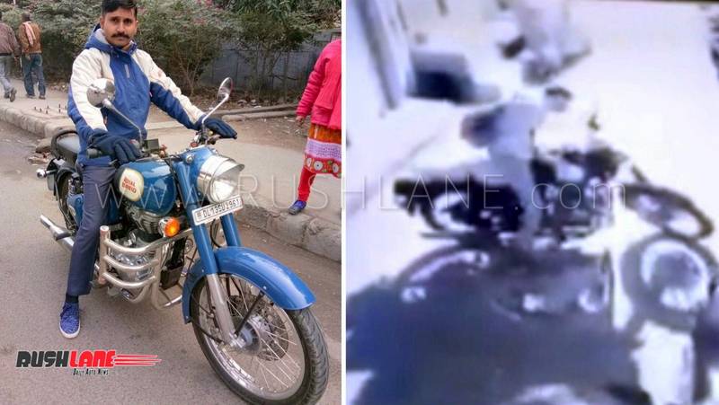 royal enfield classic 350 stolen in 2 minute
