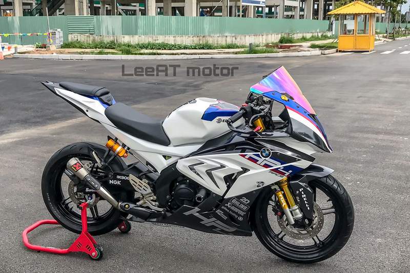 Yamaha R15 modified to look like Rs 85 L worth BMW S1000RR 