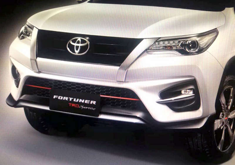 2019 Toyota Fortuner Trd Sportivo Suv Debuts India Launch