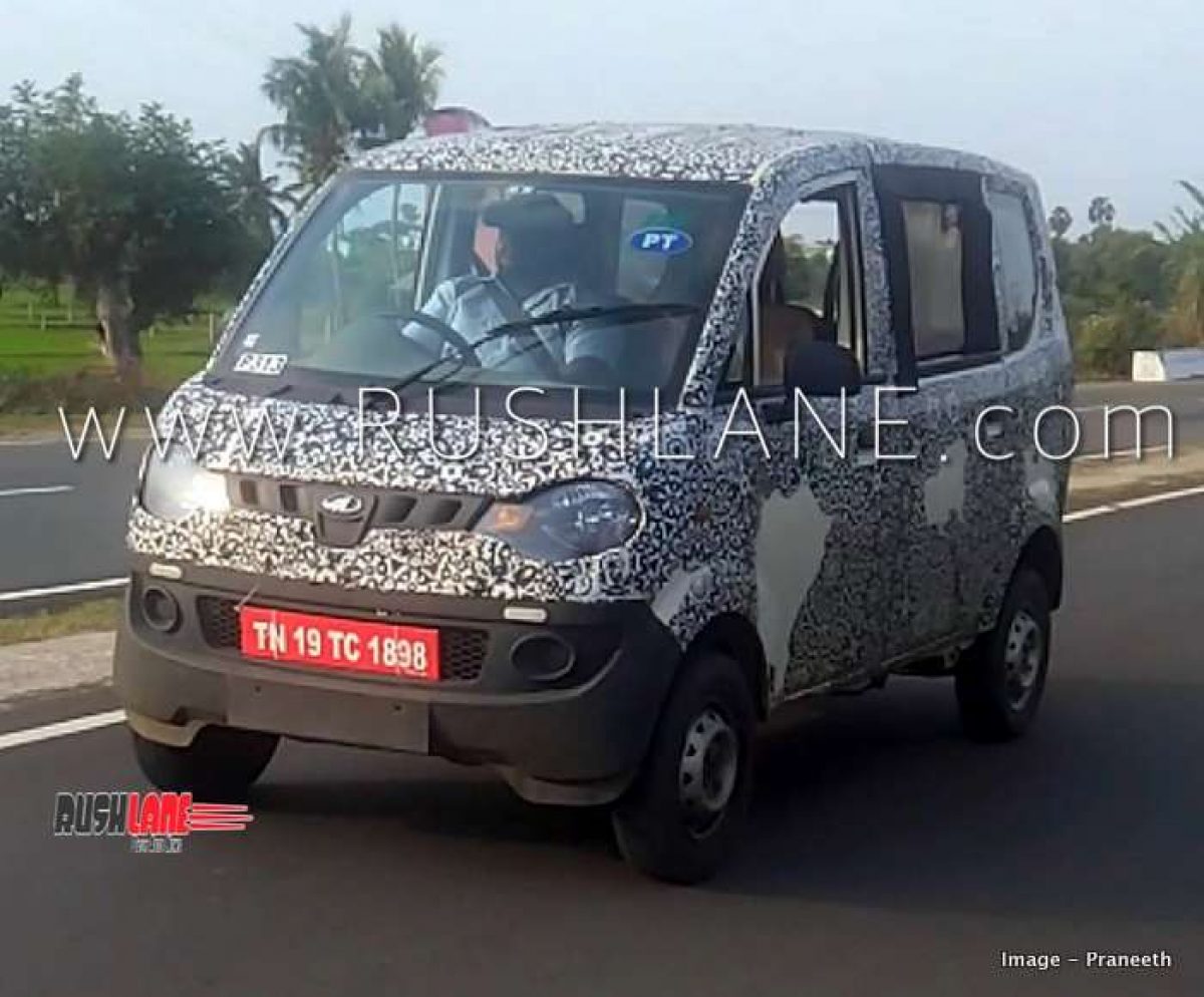 2019 Mahindra Jeeto minivan facelift 
