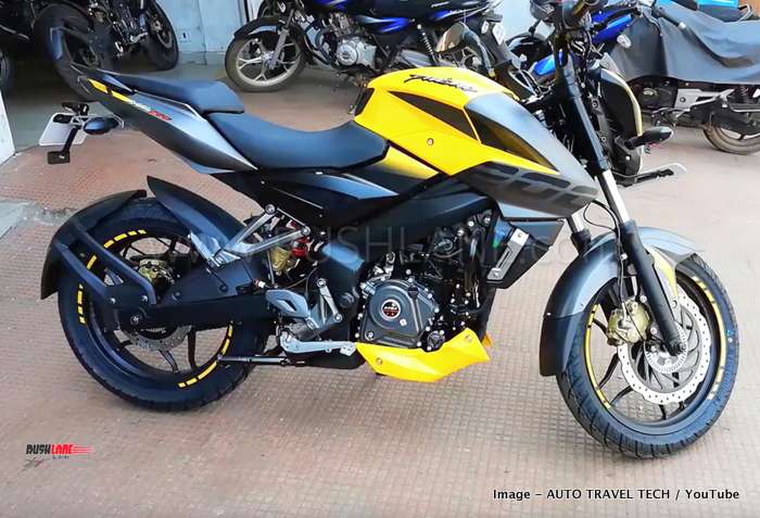 2019 Bajaj Pulsar Ns 200 Abs Yellow Colour Launch Price Rs 1 12 Lakh