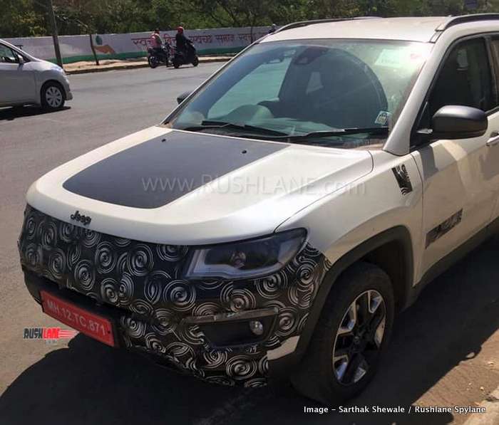 2019 Jeep Compass Trailhawk Suv Spied In White Red