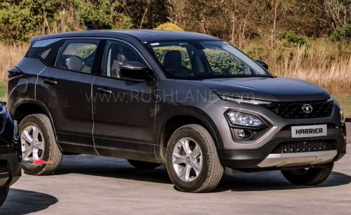 tata harrier all 5 colour options placed next to each