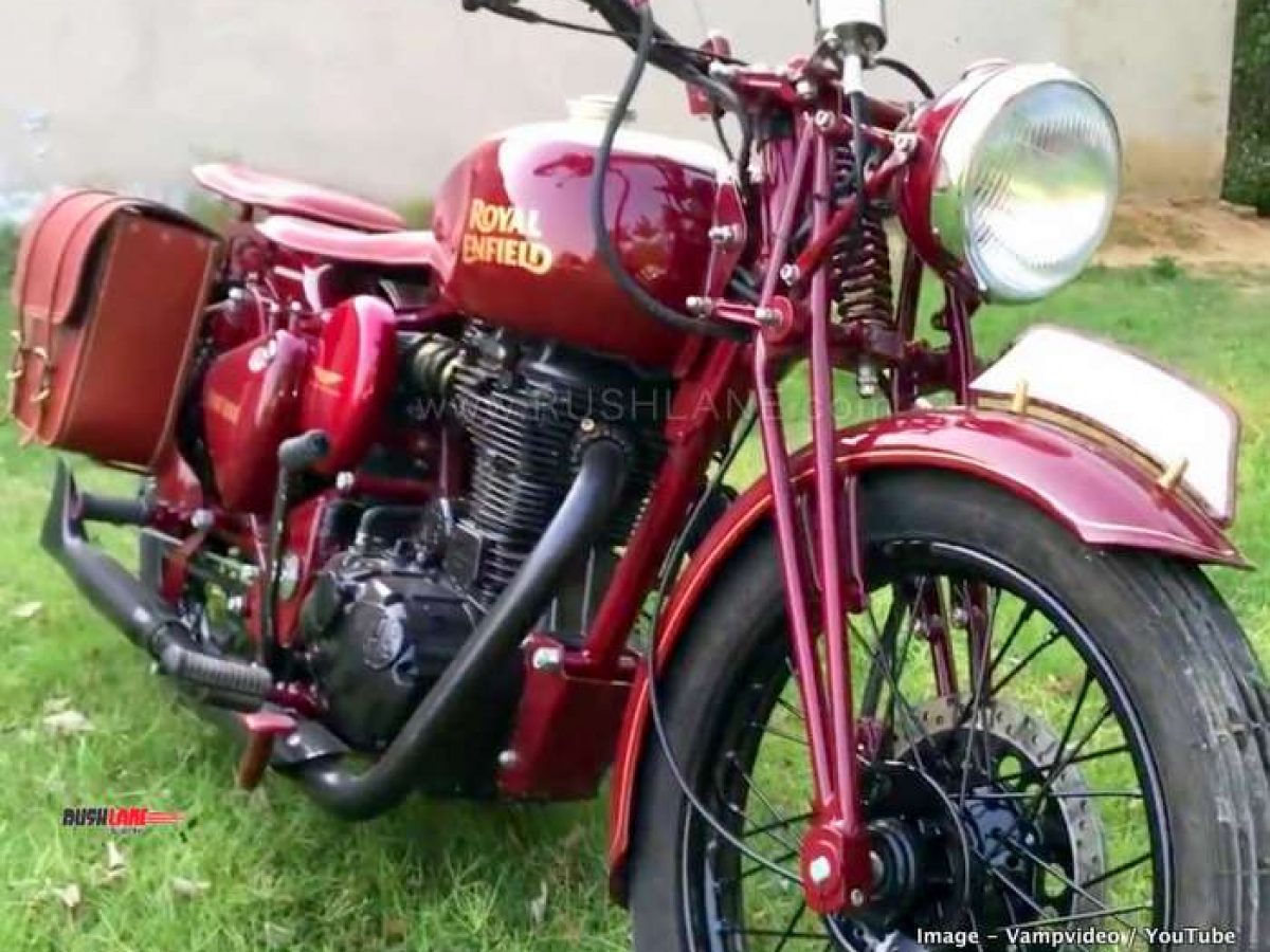 Royal Enfield Bullet 350 modified into a classic inspired from ...