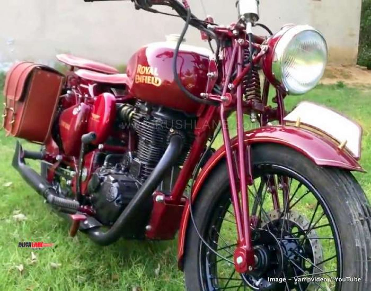 Royal Enfield Bullet 350 modified into a classic inspired from ...