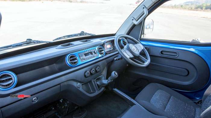 Tata Intra mini truck interiors