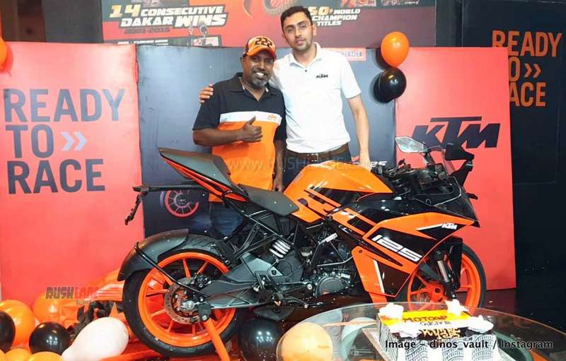 KTM RC 125 delivery