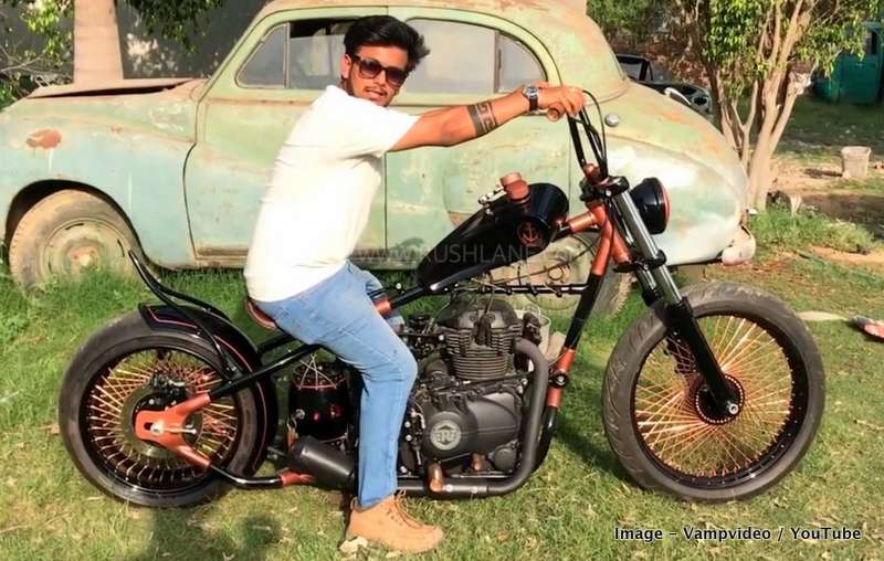 Royal Enfield Himalayan worth Rs 9 lakhs - Modified from offroad to chopper