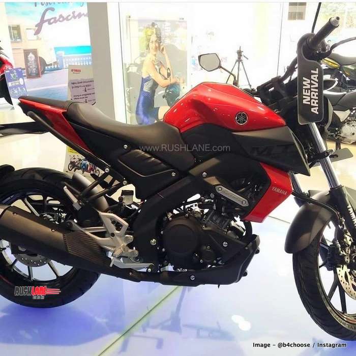 2019 Yamaha MT15 colours red, blue, white