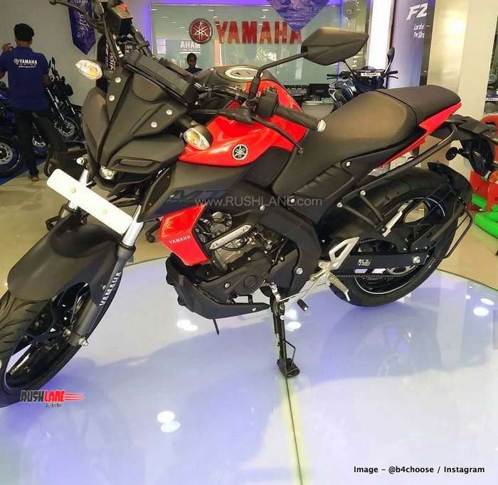 2019 Yamaha MT15 colours red, blue, white