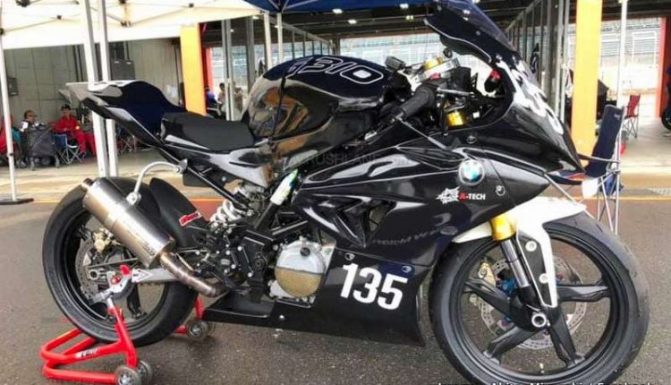 BMW G310R fully faired race machine