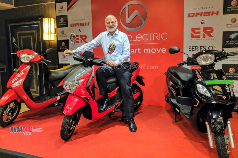 Hero Dash Electric Scooter Launch Price Rs 62k Drive Range 60 Kms