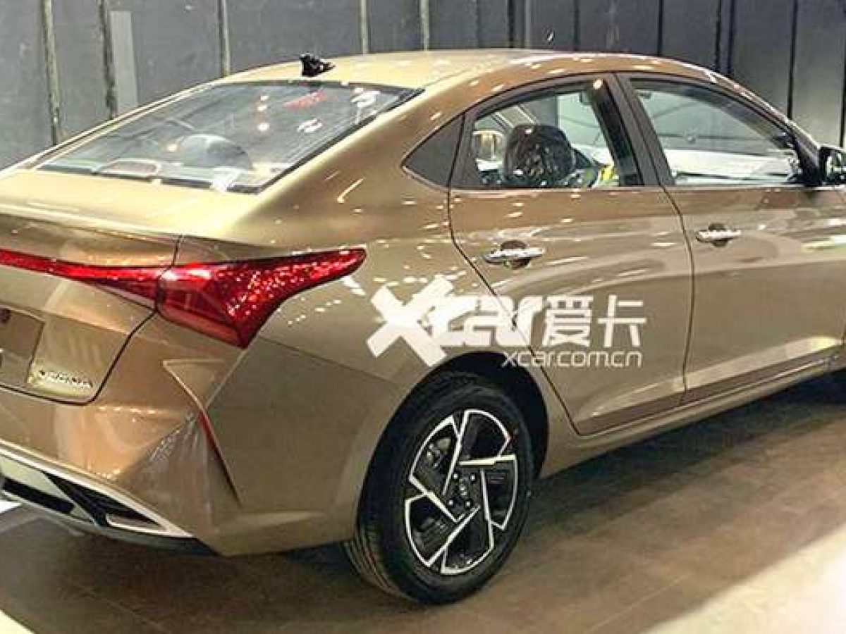 2020 Hyundai Verna Facelift Exteriors Revealed New Golden Brown