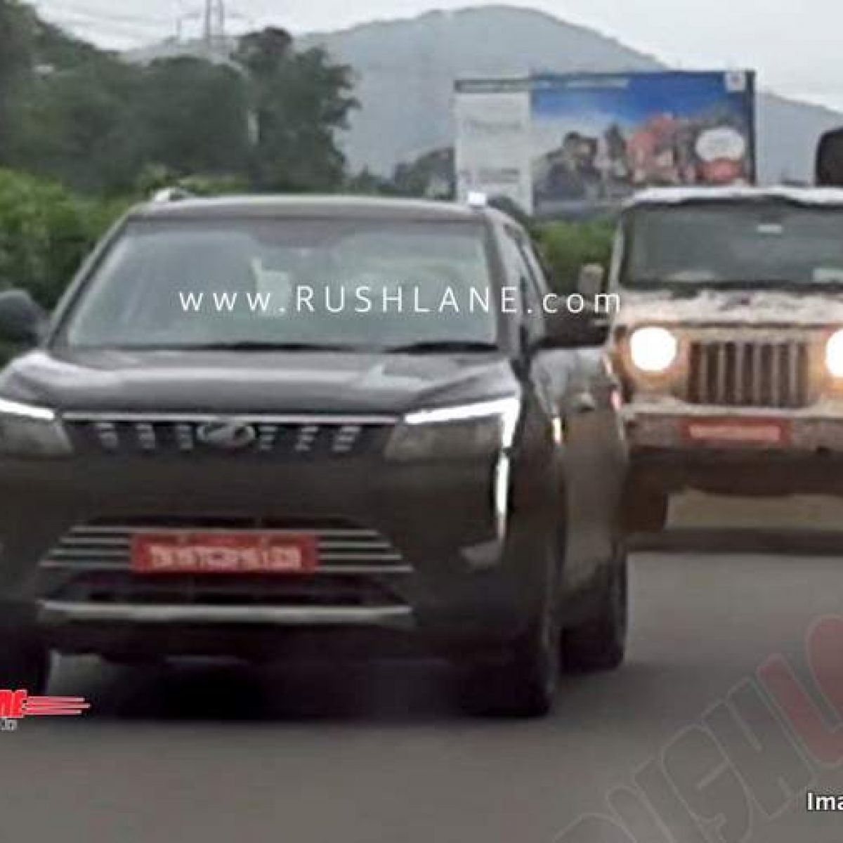 2020 Mahindra Thar Spied Testing With Xuv300 Bs6 Suv