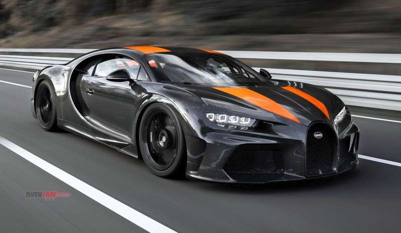 Bugatti Chiron test car top record of 490 kmph - Video