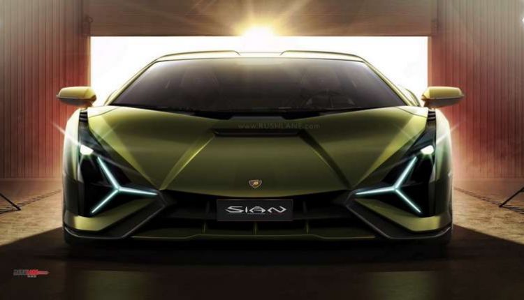 Lamborghini Sian hybrid sportscar makes global debut