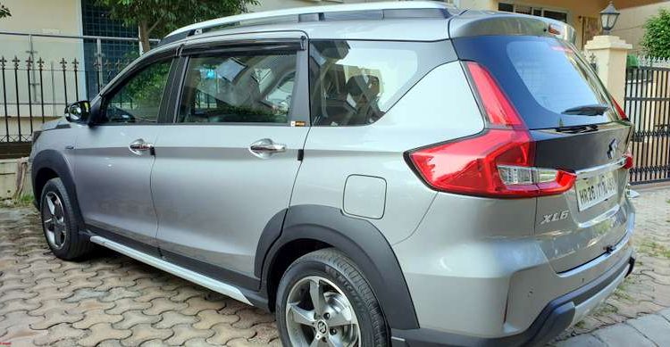Maruti XL6 modified with 16 inch alloys wider tyres Details