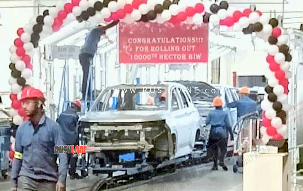 MG Hector production 10000