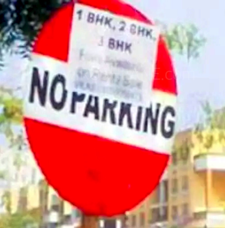 Traffic sign ad sticker