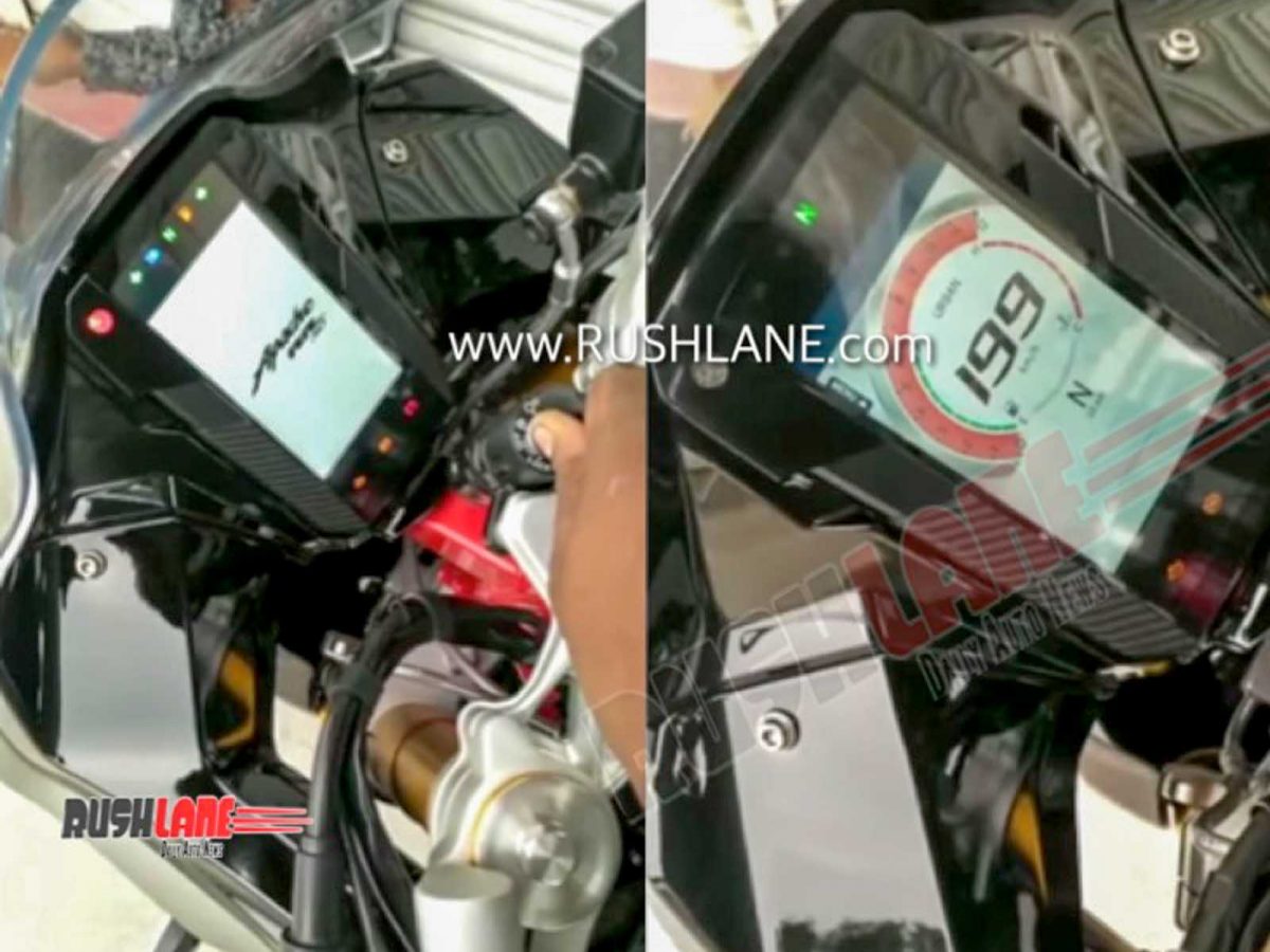 2020 Tvs Apache 310 Bs6 New Digital Colour Screen Spy Video From
