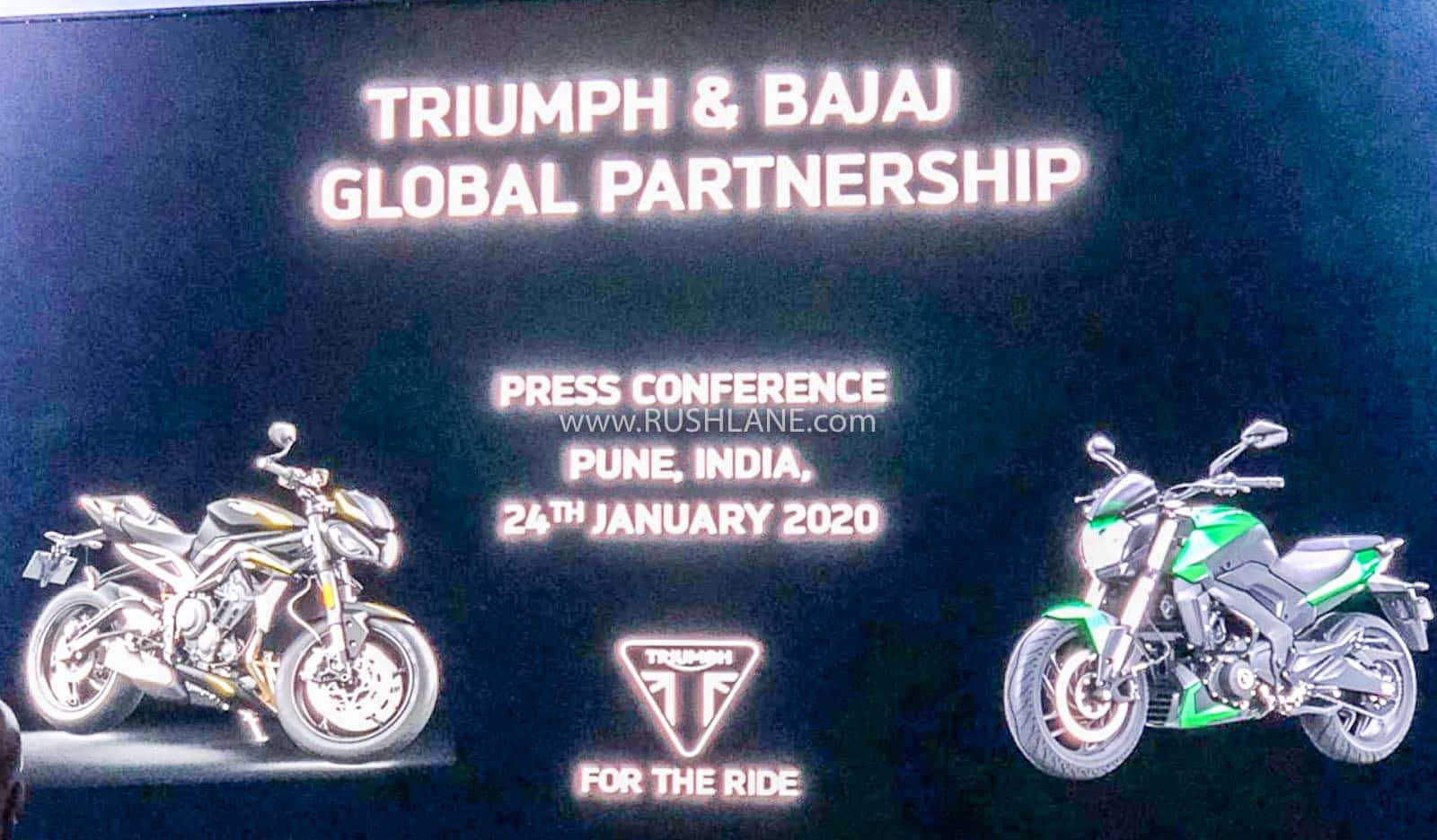 Bajaj Triumph motorcycle launch