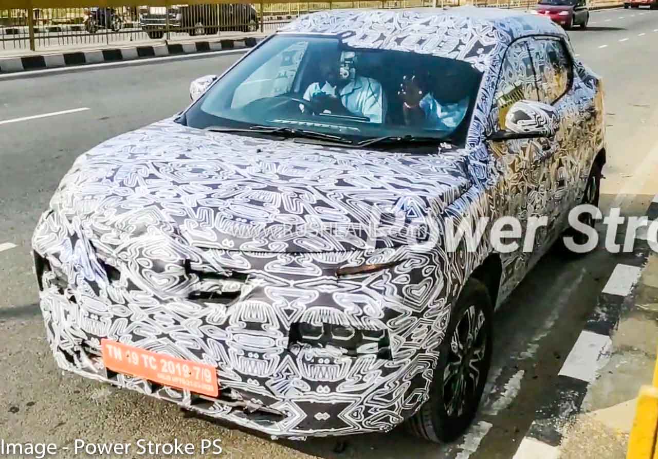 Renault HBC compact SUV spied