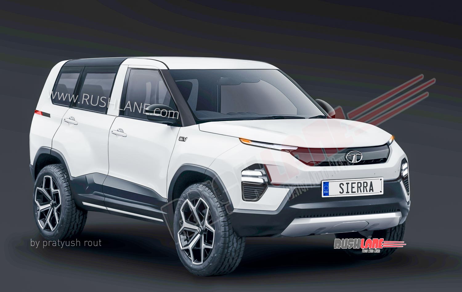 Tata Sierra Suv In 4 New Colours Digital Render Of Production