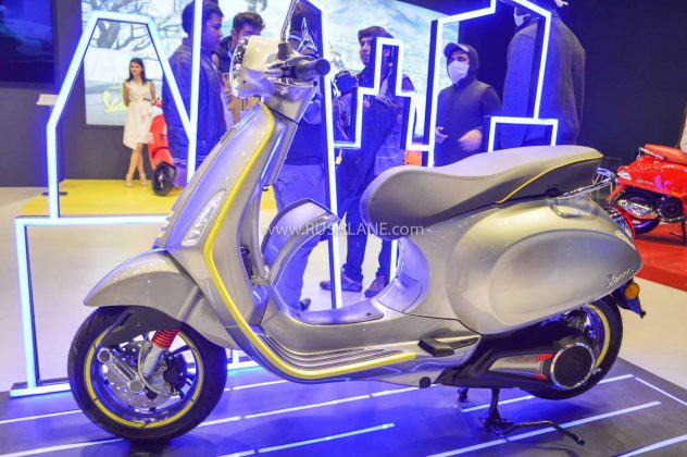 Vespa Electric Scooter At 2020 Auto Expo