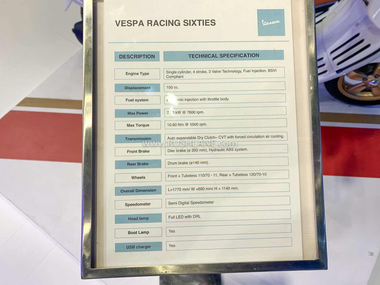 Vespa Racing Sixties Edition