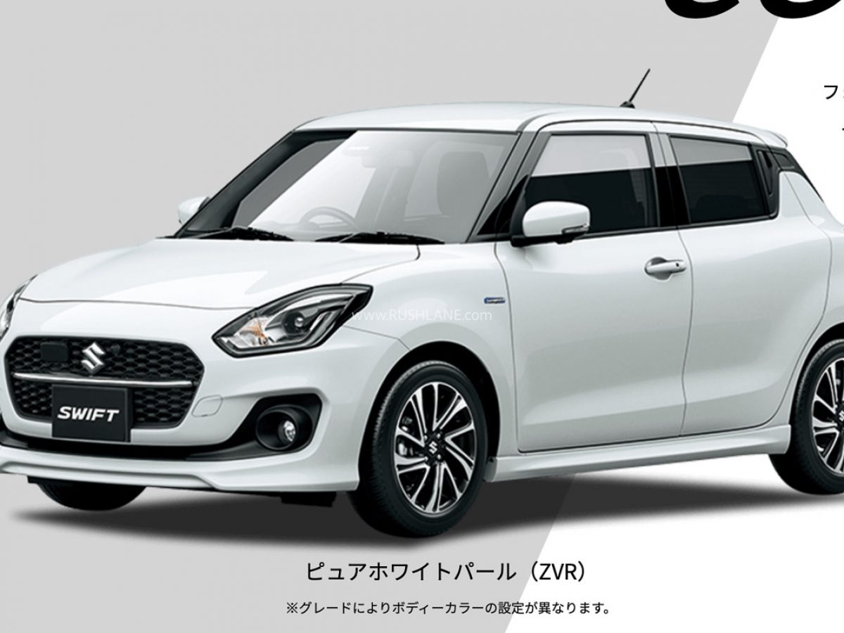 New Suzuki Swift Facelift Launched In Japan Price Colours Features