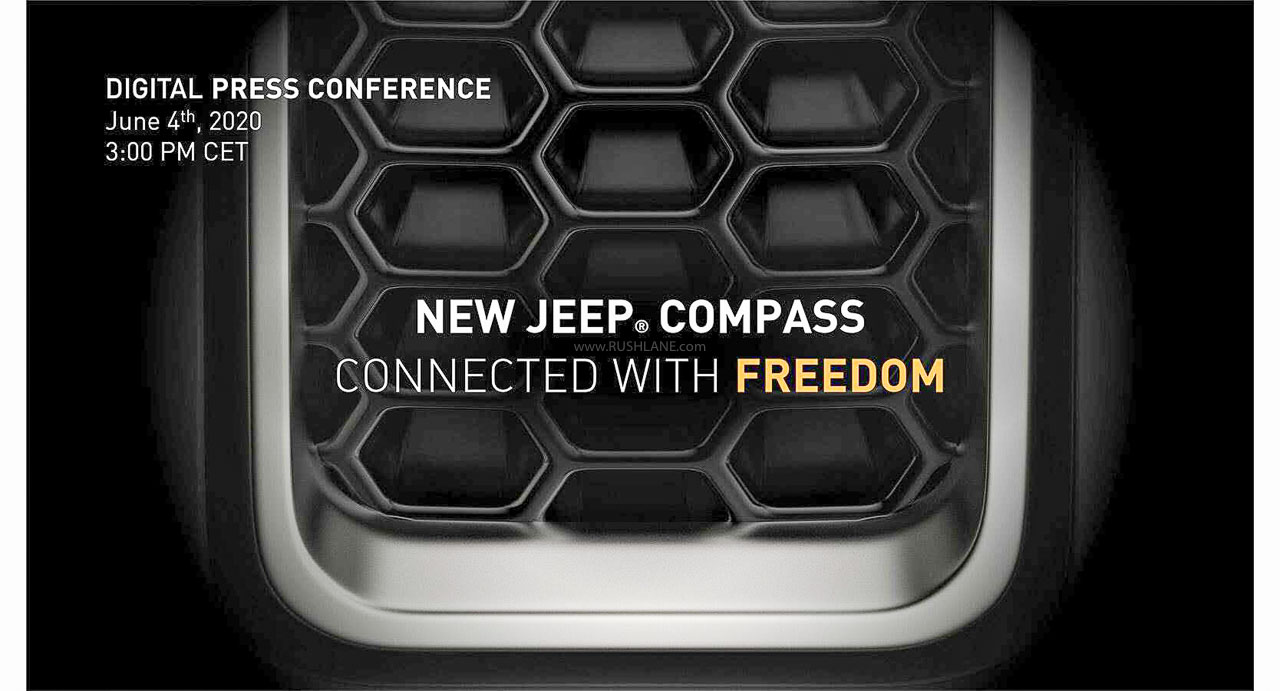 2020 Jeep Compass facelift teaser