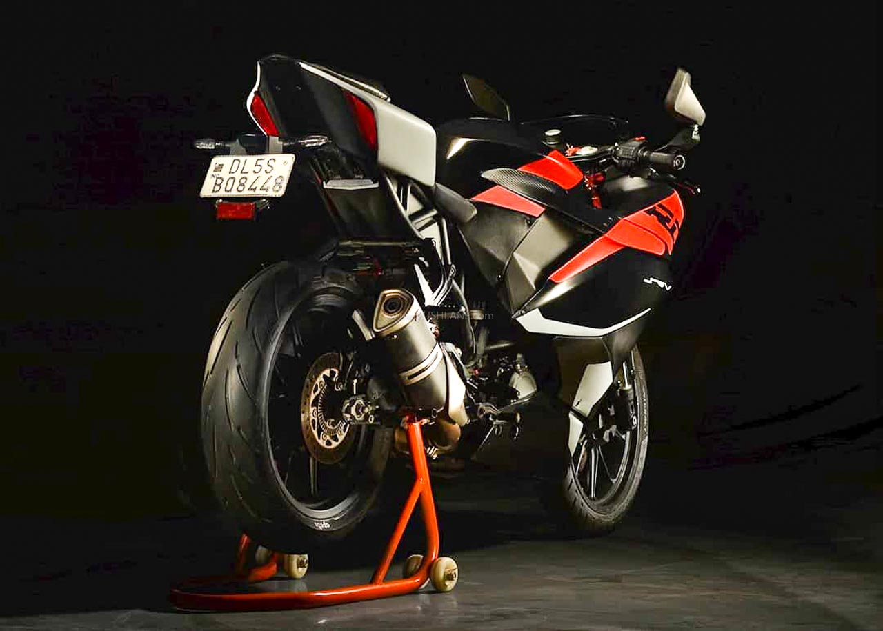 KTM RC 390 Modified as Final Year college project - Full marks