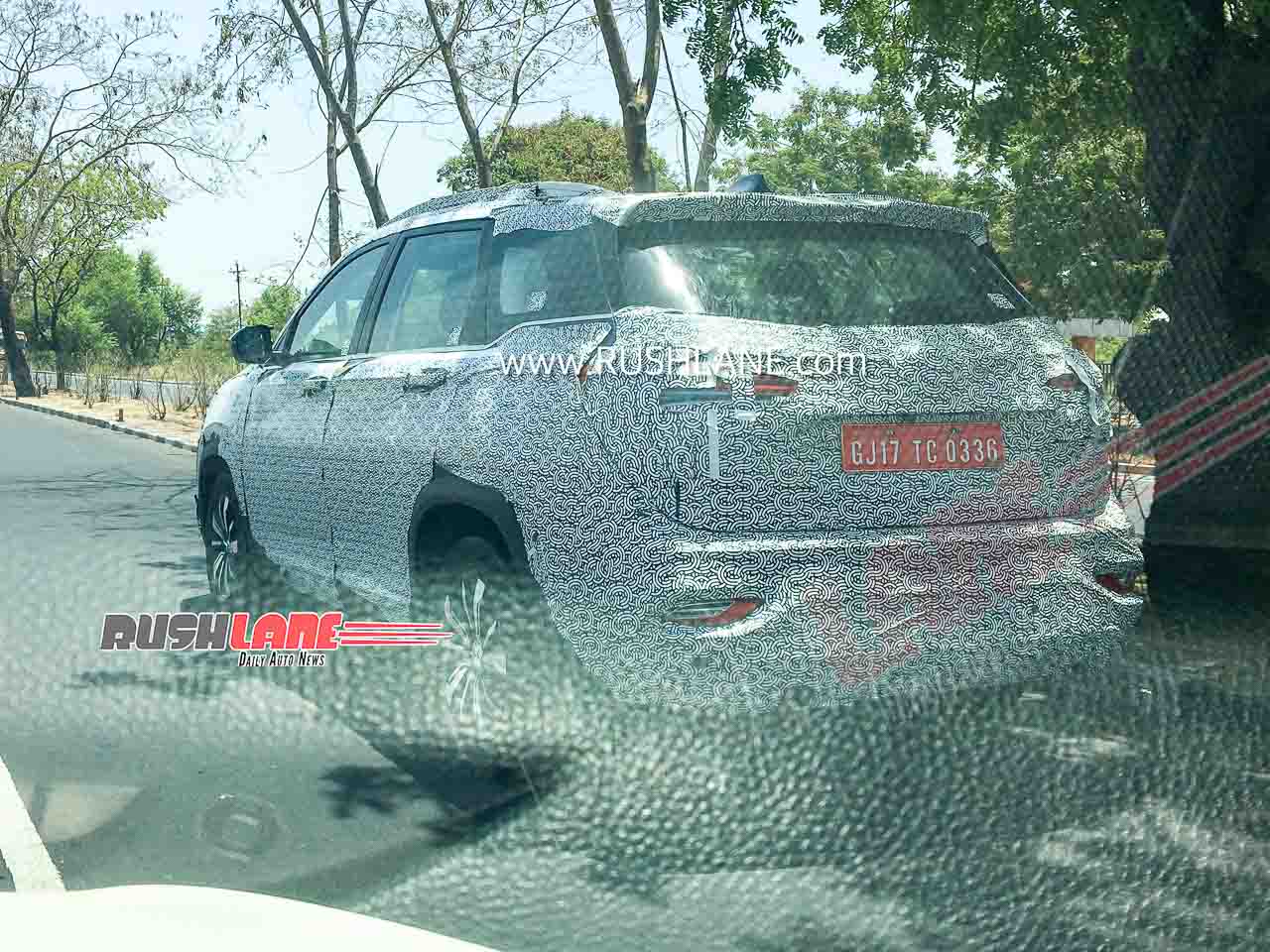 MG Hector Plus spied