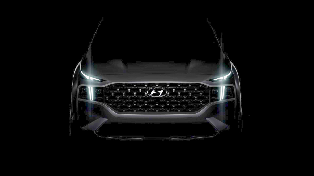New Hyundai Santa Fe Facelift teaser