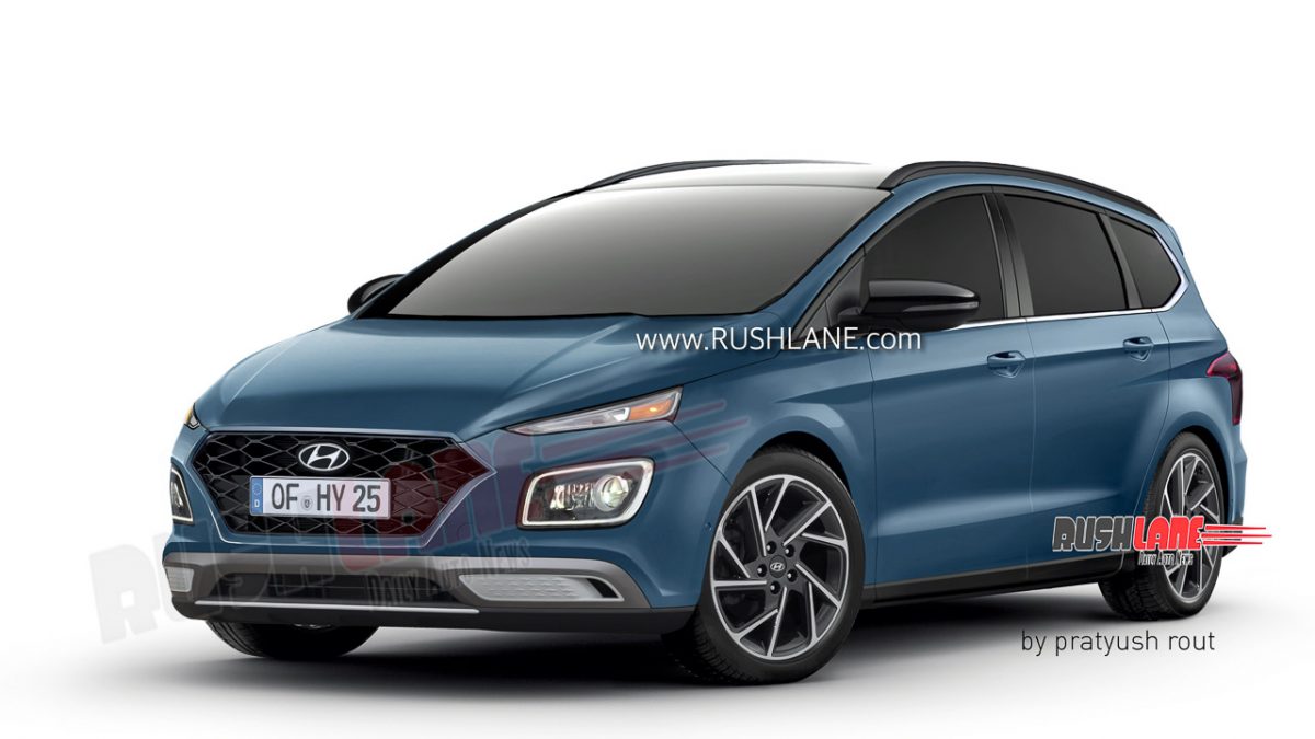 2021 Hyundai Mpv Based On Creta Platform Rendering In 4 Colours