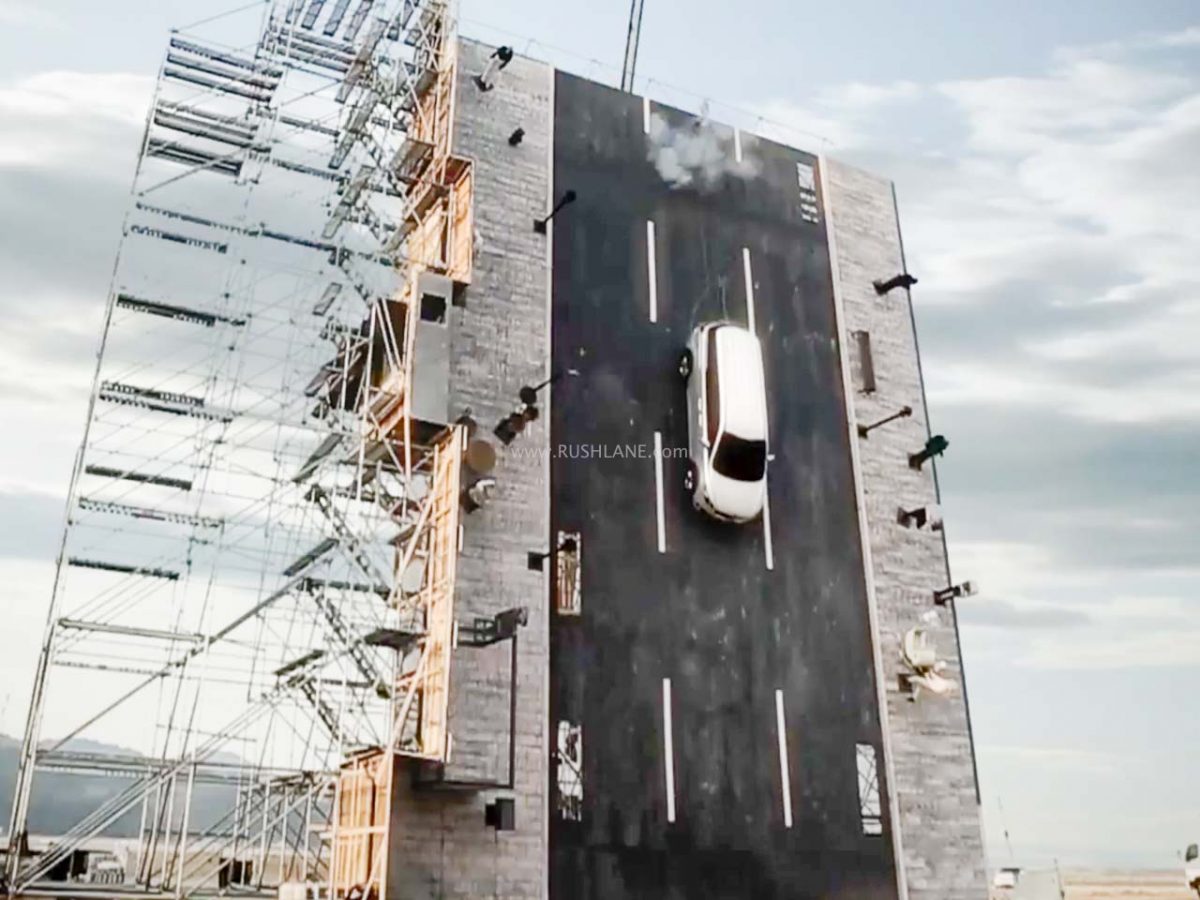Kia Carnival Dropped Vertically From 42 Feet In Unique Crash Test - Video