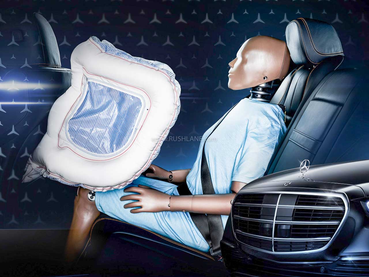 2021 Mercedes S Class rear airbags