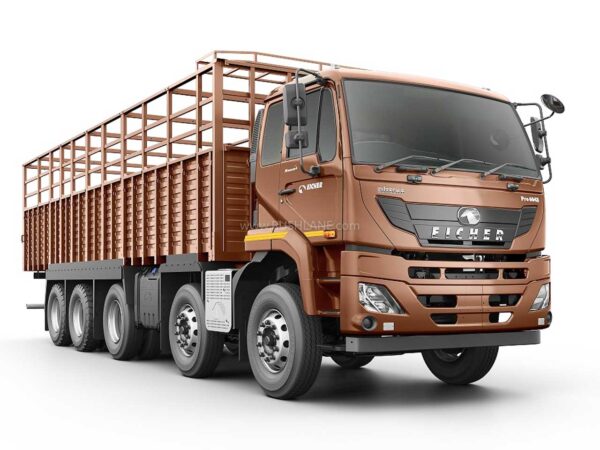 Eicher truck with connected tech