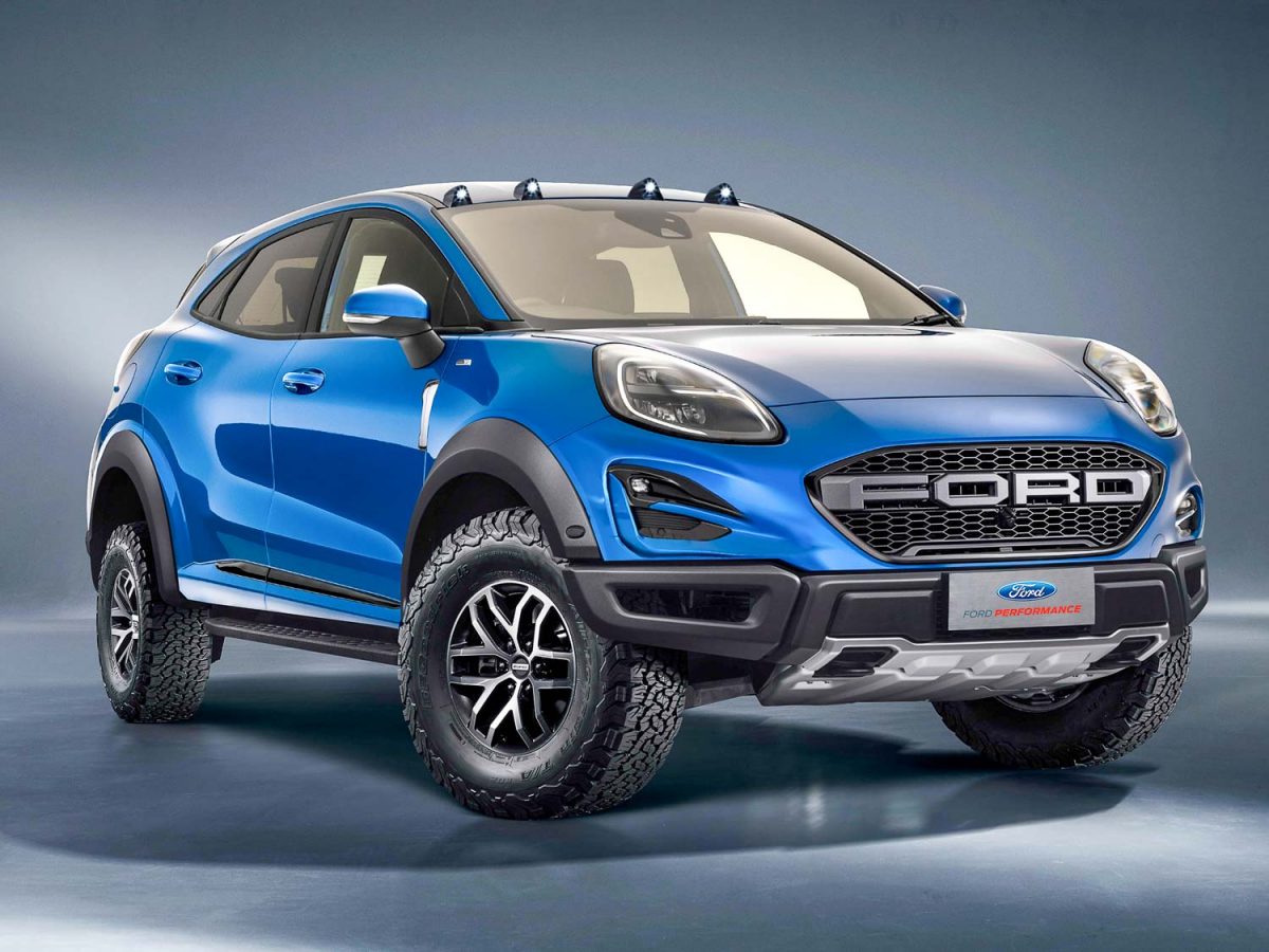 Ford Puma Raptor rendered as a crazy-looking crossover - RushLane