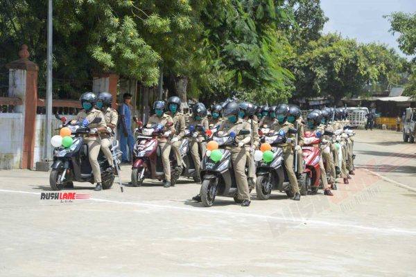Hero scooters UP police