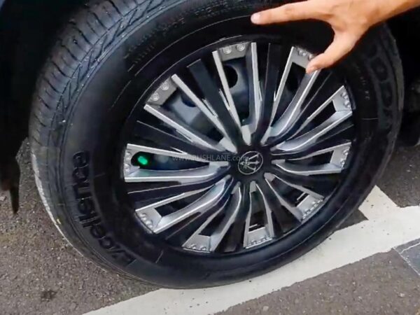Tata Nexon 16 inch wheel cover to give alloys like look