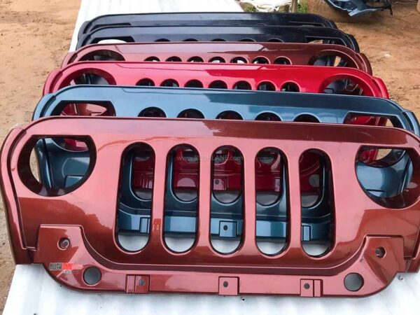 2020 Mahindra Thar grille options