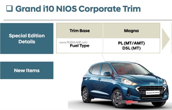 Hyundai Grand i10 NIOS Corporate Edition