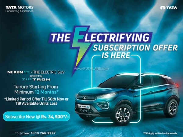 Tata Nexon EV Sales Subscription