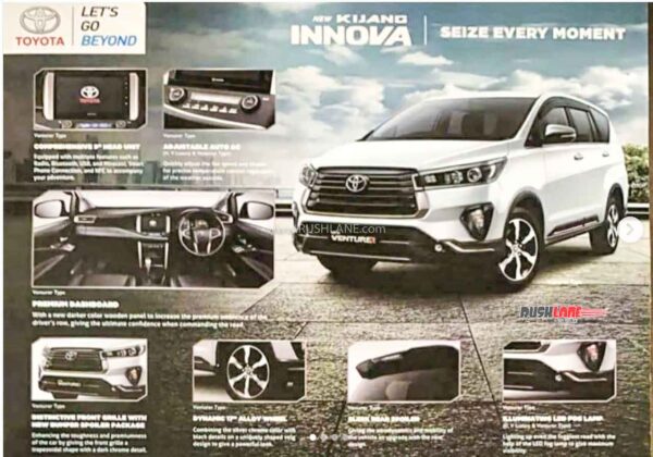 2021 Toyota Innova Facelift Brochure