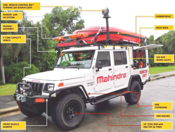 Mahindra Bolero Rescue Unit