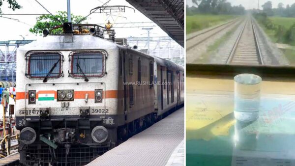 Indian Railways Water Spill Test